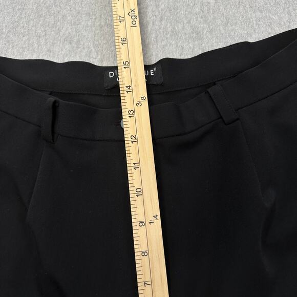 Dialogue Classics Trousers WMNS 18WP Pleated Wide-Leg High Rise Wool Blend Black - Picture 9 of 11